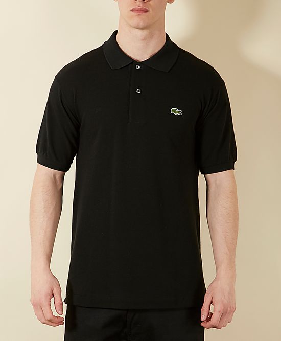 Lacoste L1212 Black Polo Shirt